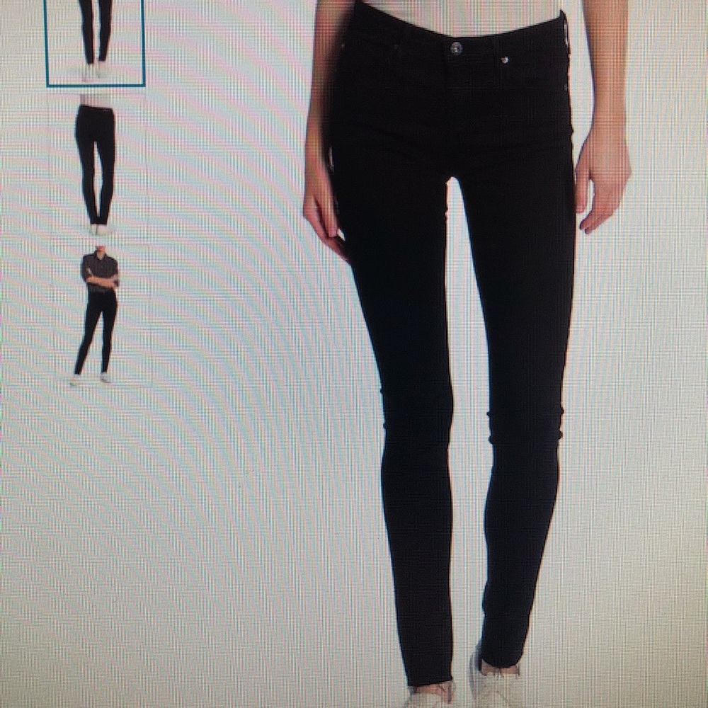 AG the legging super skinny jeans in black